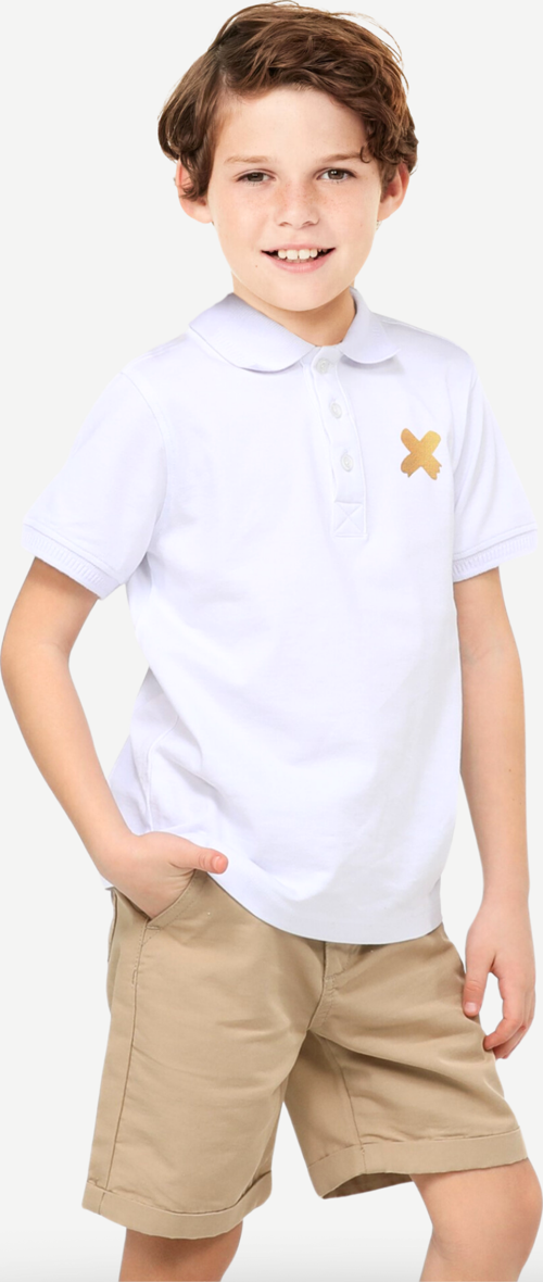 Casa Bej Gabardin Şort + Polo Tshirt Takım