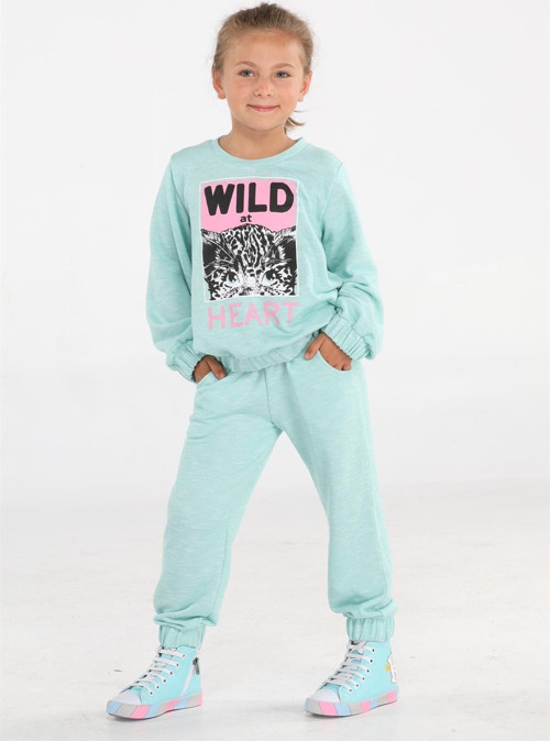 Cute Wild Mint Jogger Eşofman Takım