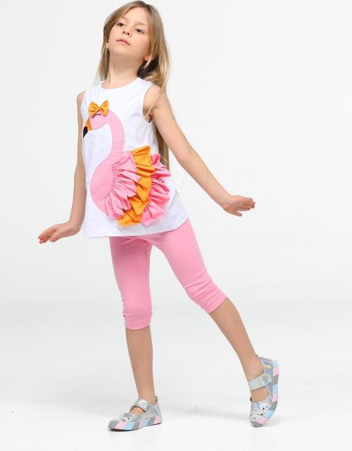 Flamingo Fırfırlı  Tunik Takım 