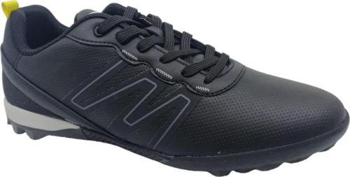 29112 Erkek Siyah Bağcıklı Halı Saha Futbol Ayakkabısı