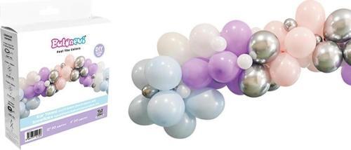 Kar Tanesi Asorti Balon Dekorasyon Seti (70 Li Paket)