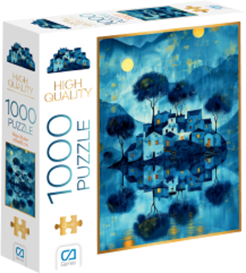 Puzzle 1000 Parça Mavi Evler Ca1000-7055