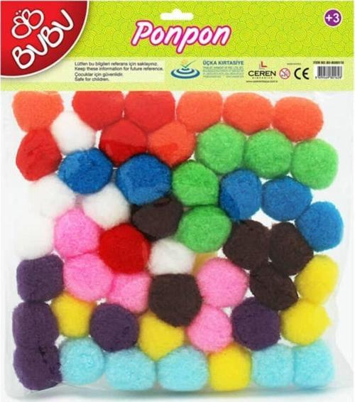 Pon Pon Karışık 60 Lı Hs0025