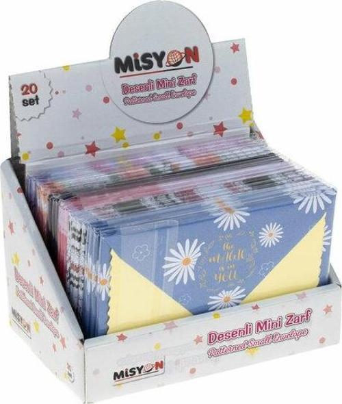 Desenli Mini Zarf Takım 5 Li Set A-2