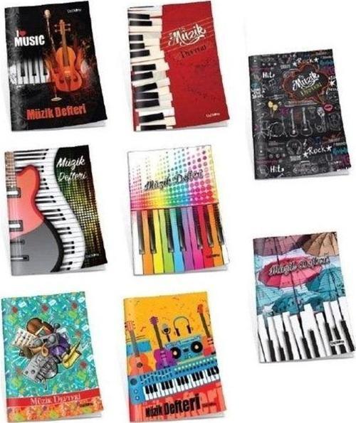 Müzik Defteri Dikişli Küçük 40 Yaprak 21002 (24 Lü Paket)
