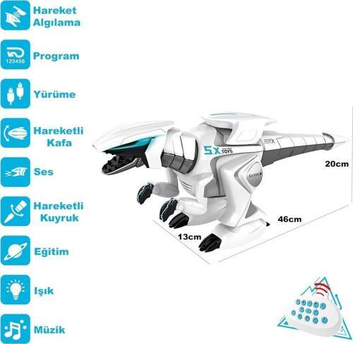 Vardem Oyuncak Uzaktan Kumandalı Şarjlı Etkil Işıklı Müzikli Robot Vrd-G17