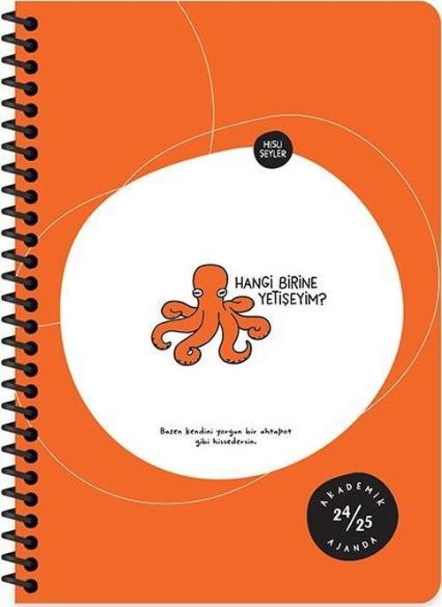 Hisli Şeyler Akademik Ajanda Spiralli A5 830216-99