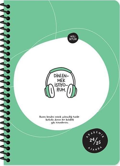 Hisli Şeyler Akademik Ajanda Spiralli A5 830219-99