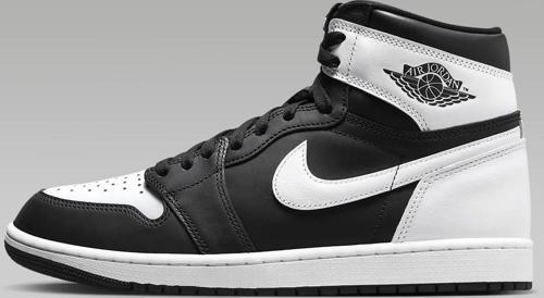 Air Jordan 1 Retro High OG Unisex Sneaker Hakiki Deri Bilekli Günlük Spor Ayakkabı Siyah Beyaz