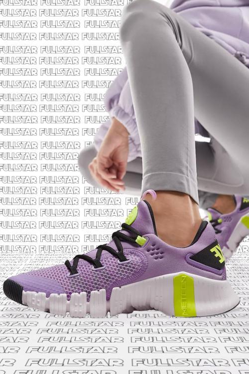 Free Metcon 4 Training Shoes Kadın Yürüyüş Antrenman Spor Ayakkabısı Mor