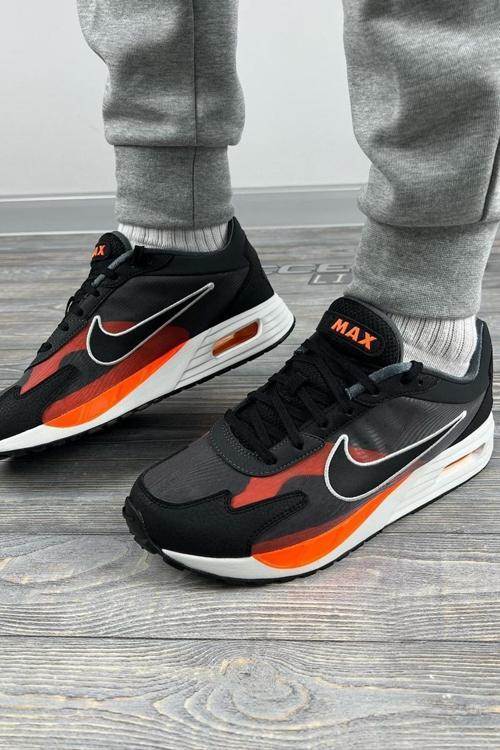 Air Max Solo SE Anthracite Total Orange Sneaker Erkek Günlük Spor Ayakkabı Antrasit Turuncu