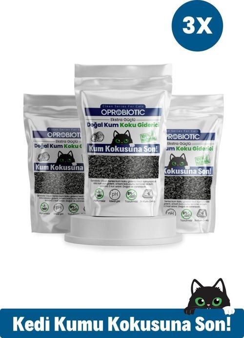 3 Adet Clean Doğal Kedi Kumu Koku Giderici 720Gr (3X240Gr)