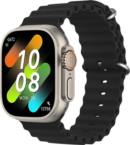 H11+ Ultra Watch 8 Pusula Nfc Siri Vidalı Bluetooth Arama Özellikli Akıllı Saat H11+ Series