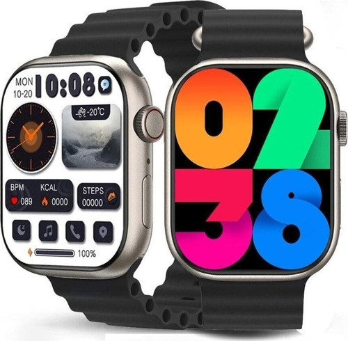 P8 Ultra Max Akıllı Saat Amoled 2.12 İnç Yüksek Yenileme Pusula Ses Asistanı Nfc 49Mm