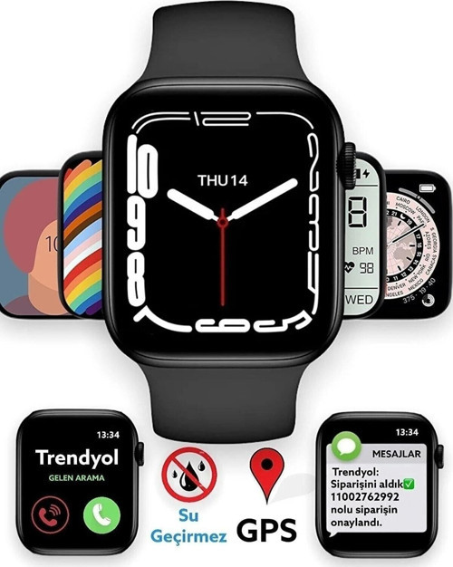 Lisa Watch No.1 Dt7 Max Alüminyum Kasa Siri Nfc Bluetooth Arama Ios Android Uyumlu Akıllı Saat