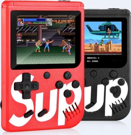 Retro 400 Nostalji Oyunlu Mini Atari Gameboy Gamebox Oyun Konsolu Kırmızı