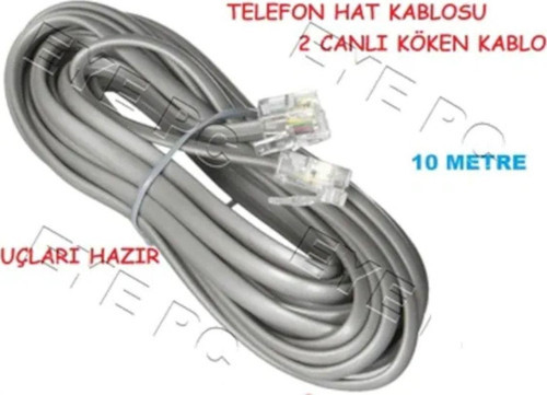 10 Metre Adsl Vdsl Ofis Ev Içi Kablo
