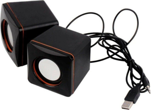 Kablolu Aux Usb Mini Multimedia Hoparlör 1+1
