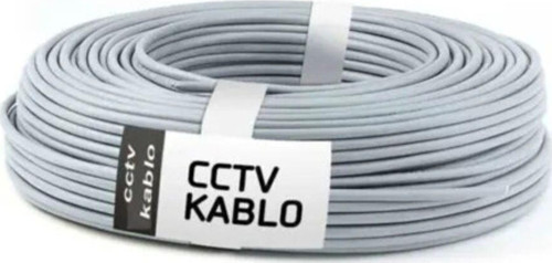25 Metre Güvenlik Kamera Kablosu Cctv 2+1 Ahd Analog Digital Uyumlu Kablo