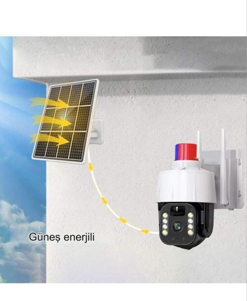 1080P Full Hd Akıllı Alarımlı Sim Kartlı Güneş Enerjili Güvenlik Kamerası