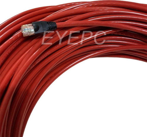 15 Mt Cat6 Kablosu Ethernet Lan Internet Rj45 Network Kablo Test Edilmiş Dış Ortam Kırmızı