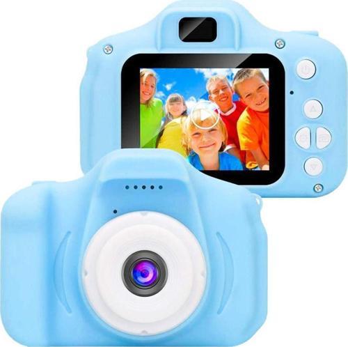 Mini 1080P Hd Kamera Çocuklar Için Dijital Fotoğraf Makinesi Mavi