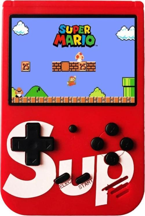 400 Nostalji Oyunlu Mini Atari Gameboy Ve Gamebox Oyun Konsolu Kırmızı