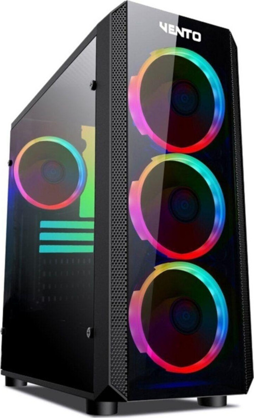 750W 3X Rgb Fanlı Mid-Tower Gaming Pc Kasası Vg04Fe