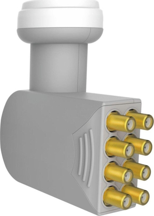 8 Li Sekizli Çıkışlı Gold Uçlu 3D 4K Full Hd Çanak Uydu Lnb Lnb Yağmur Kapaklı