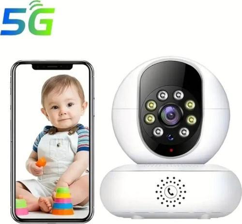 5G Destekli İnterkom Mobil Uzaktan Bebek İzleme Hareket Sensörlü Ev,Ofis,Hayvan,Yaşlı,Bakıcı Kamera