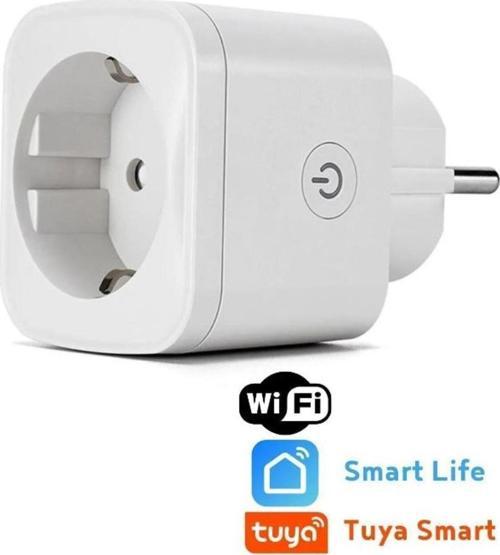 Smart Plug / Akıllı Priz 16A Akım Korumalı Akıllı Wifi Priz