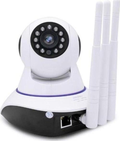 Cmr 5 Kablosuz Wifi Ip Kamera 1080P Full Hd 3 Mp Hareketli Kamera Gece Görüşlü Beyaz