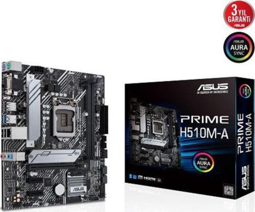 Prime H510M-A Intel LGA1200 DDR4 Micro ATX Anakart