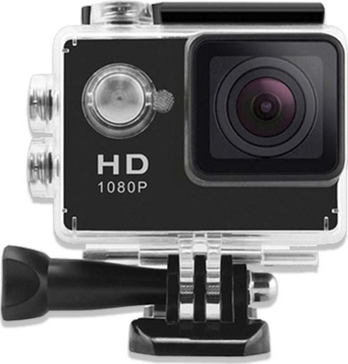 1080P Hd Su Geçirmez Aksiyon Kamerası Siyah