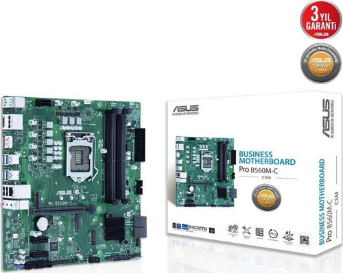 Pro-B560M-C-Csm B560 4Xddr4 2Xdp/1Xhdmi 1Xglan 2X M.2 1200Pin Anakart