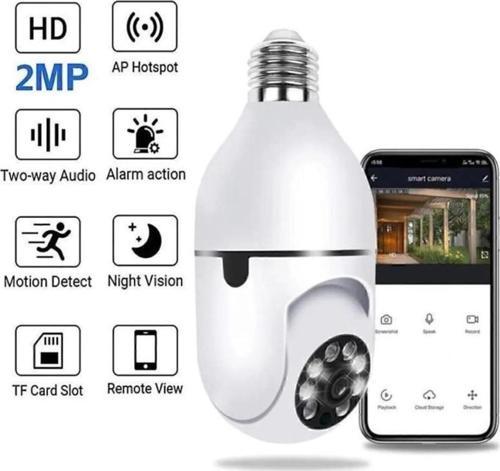 Wifi Kontrollü Hd Çözünürlük Çift Işıklı Hareket Sensörlü Ip Kamera Blm-07