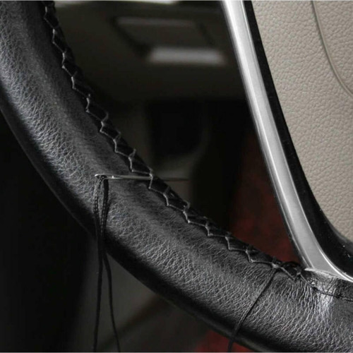 Peugeot Rcz Dikmeli Direksiyon Kılıfı Siyah Düz ( Hakiki Deri )