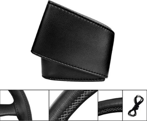 Fiat Yeni Egea Dikmeli Direksiyon Kılıfı Siyah Soft Deri ( Ultra Lüx )