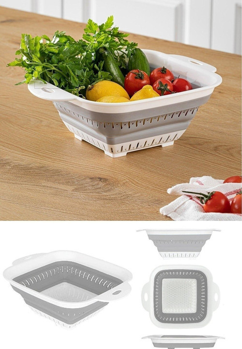 Katlanır Kare Süzgeç(Bee Home)