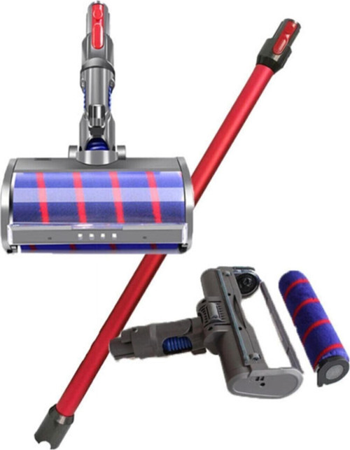 Dyson V7 Uyumlu Kırmızı Süpürge Turbo Emici Yer Başlığı Boru