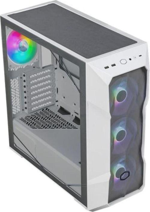 (Masterbox Td500 V2) Argb Beyaz 4X120Mm Fanlı Atx Midi Tower Bilgisayar Kasası