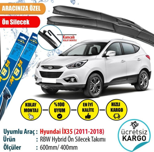 Hyundai Ix35 Hybrid Ön Silecek Takımı 2011-2018