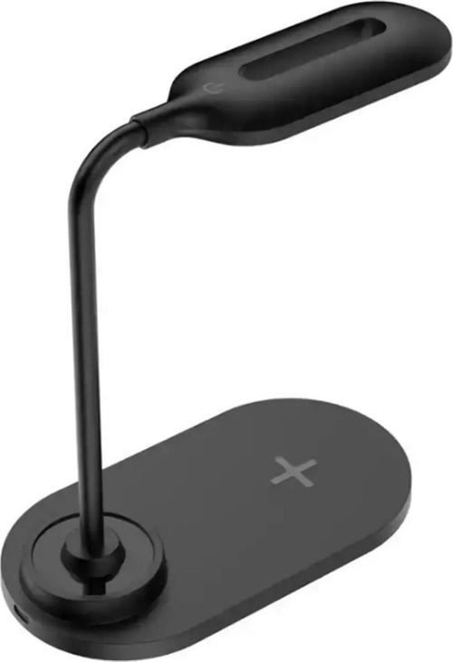 Wireless Ciharger Masa Üstü Led Lamba Kablosuz Şarj Özelliği Esnek Gövde Gece Lambası
