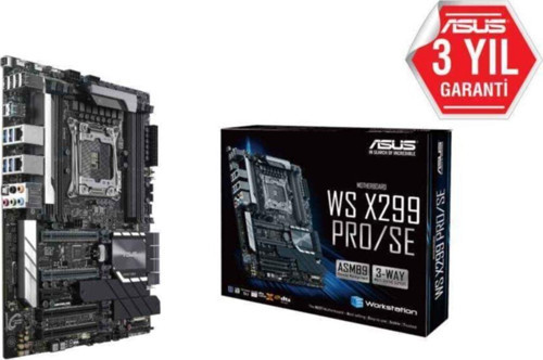 Ws X299 Pro/Se Intel X299 Lga2066 Ddr4 3600 M2 Usb3.1 Aura Rgb 2Xlan Atx