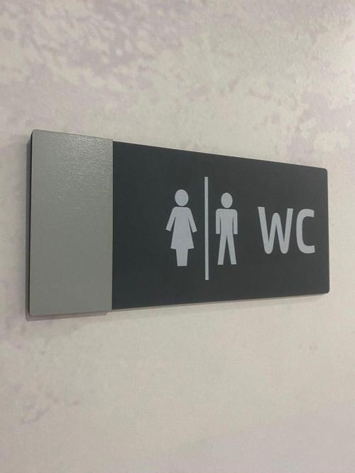 Mat Klasik Seri Wc Yönlendirme Tabelası