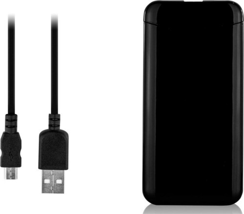 Powereye 10.000 Mah 1 Usb Led Işıklı Powerbank Siyah