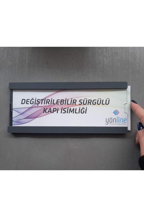 Değiştirilebilir Sürgülü Kapı Isimliği