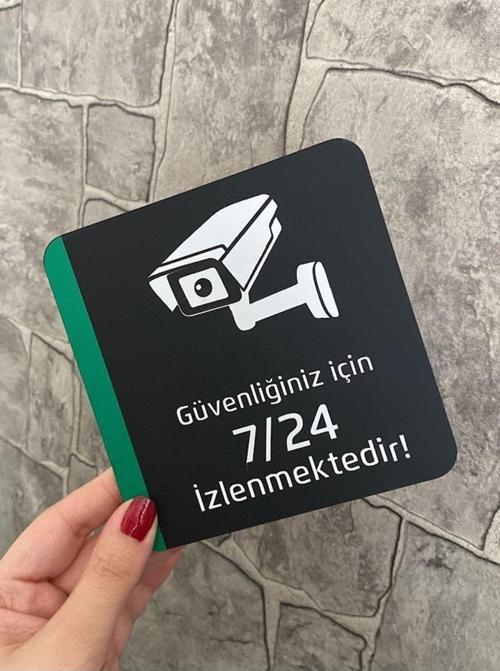 Güvenlik Kamerası Uyarı Levhası