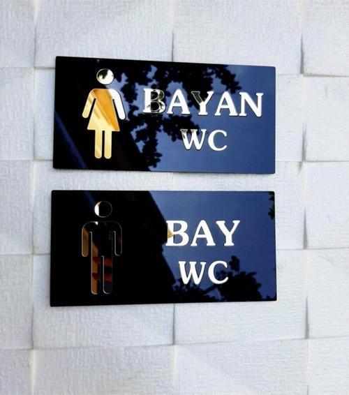 Glossy Black Serisi Wc Yönlendirme Seti