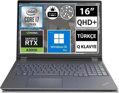 Thinkpad P16 21D6001Gtx I7-12850Hx 16Gb 512Gb Ssd 12Gb Rtxa3000 Qhd 16 Windows 11 Pro